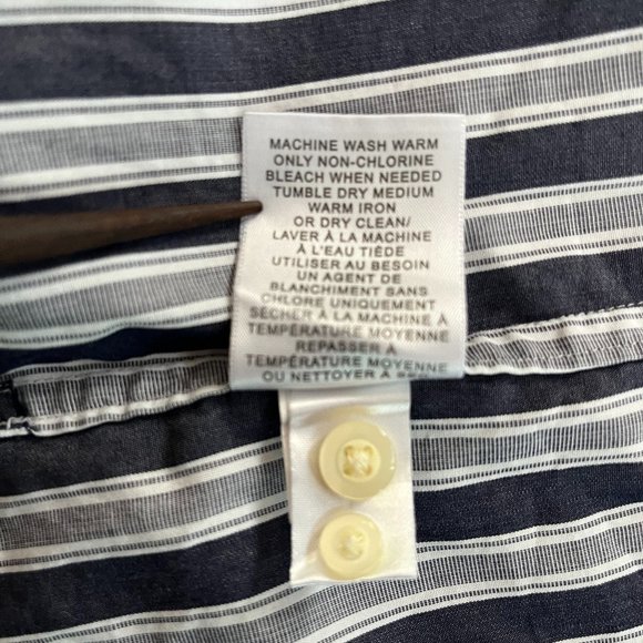 Cotonificio Albini Luxury Mens Dress Shirt w. French Cuffs [Banana Republic] - Picture 11 of 11